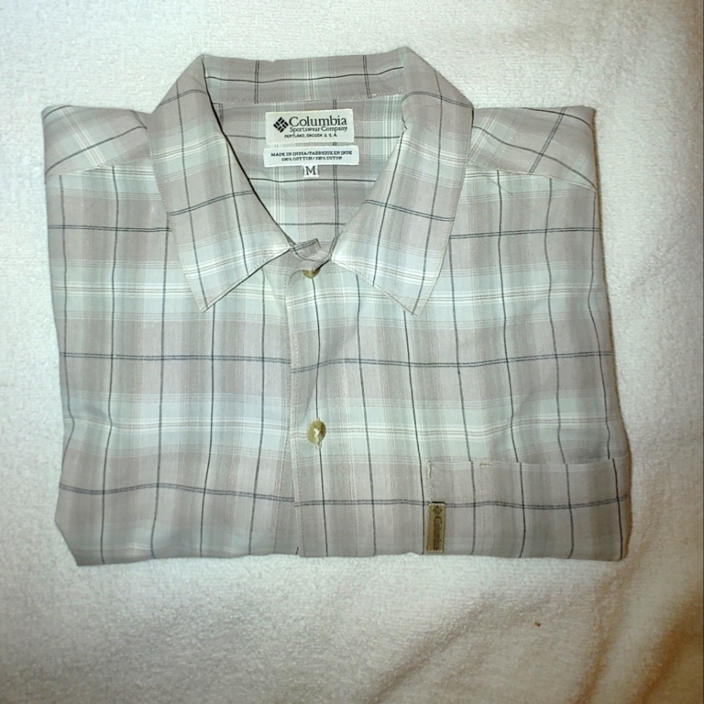 Columbia Men's Short Sleeve Plaid Shirt